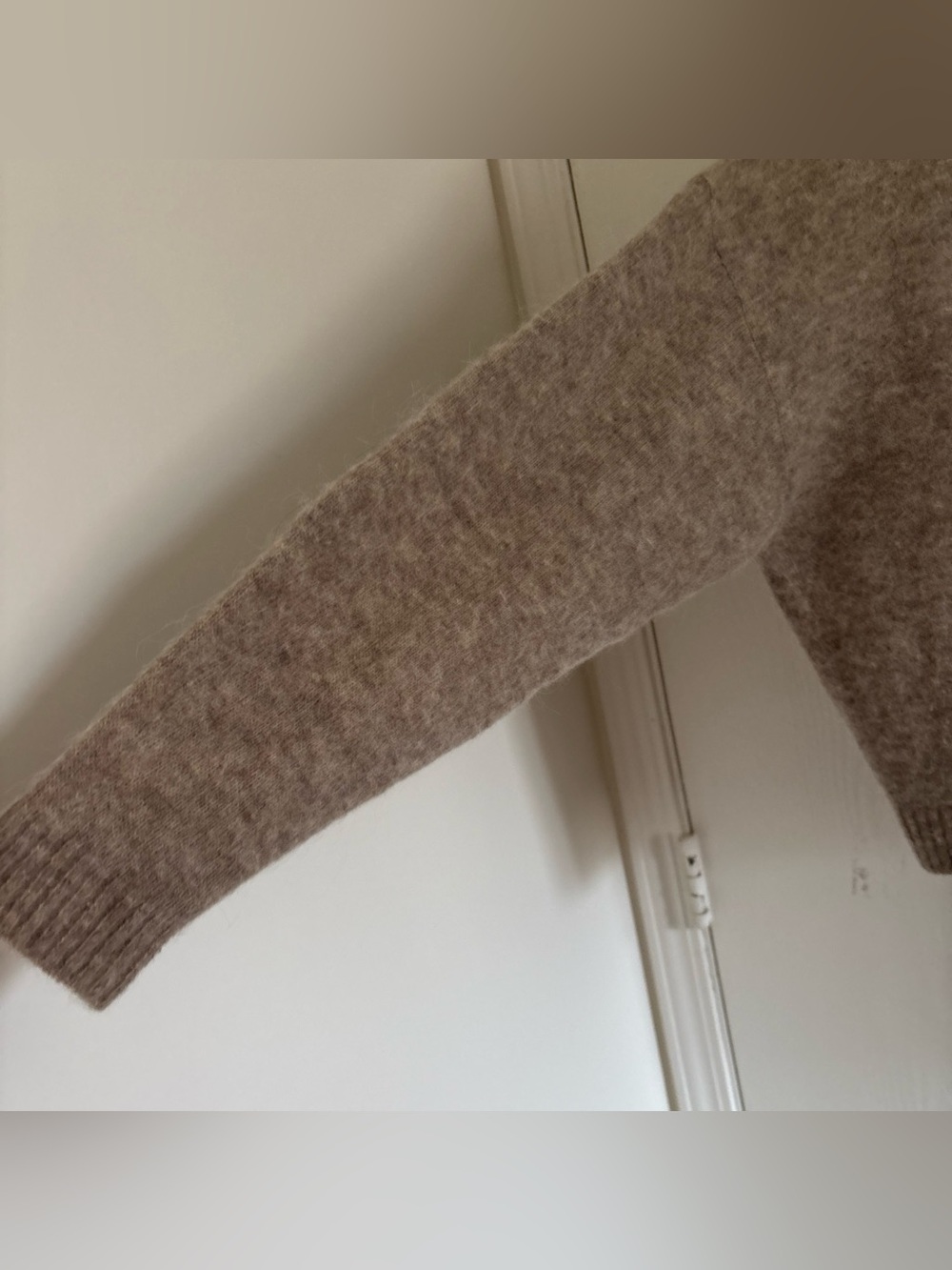 & Other Stories Stockholm Atelier XS Cropped Mock Neck Alpaca Blend Sweater - Picture 3 of 8